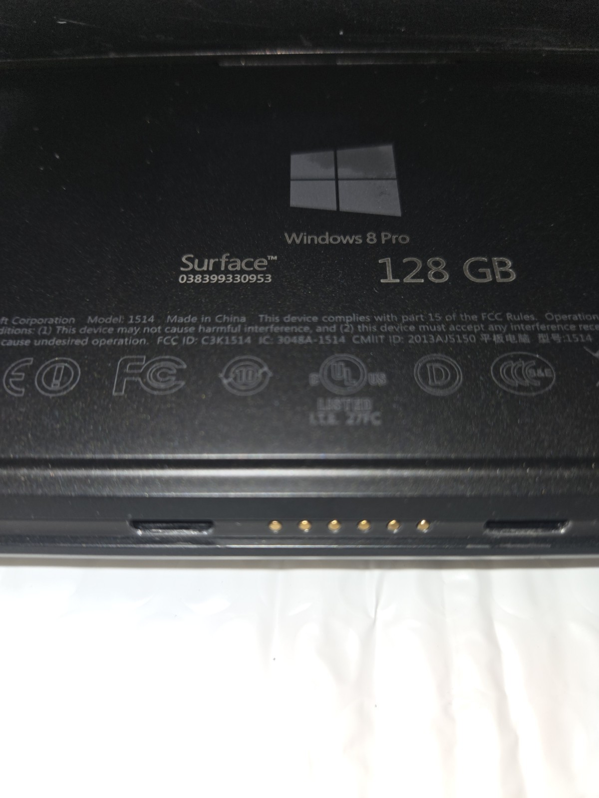 Microsoft Windows 8 Pro Surface 128gb