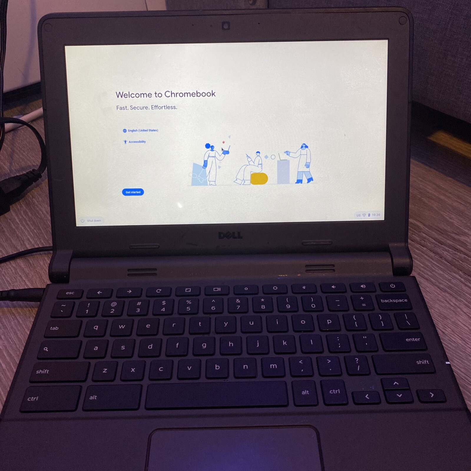 Dell Chromebook 11.6 inch (16GB, Intel Celeron, 2.16 GHz, 2GB) Laptop – Black –