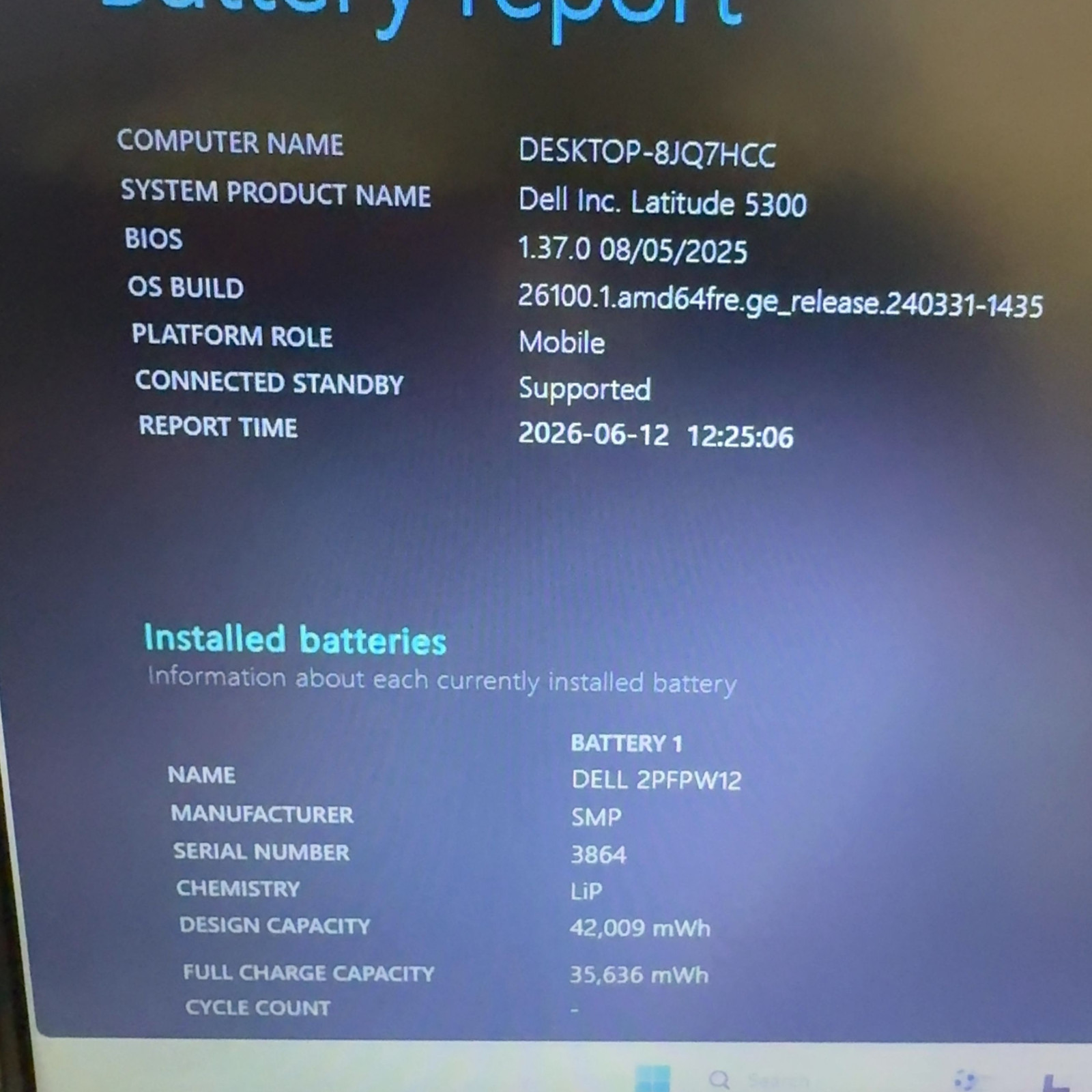Dell Latitude 5300 13.3″ i7-8665U 1.90GHz 8GB RAM 256GB SSD Win 11 Pro Laptop