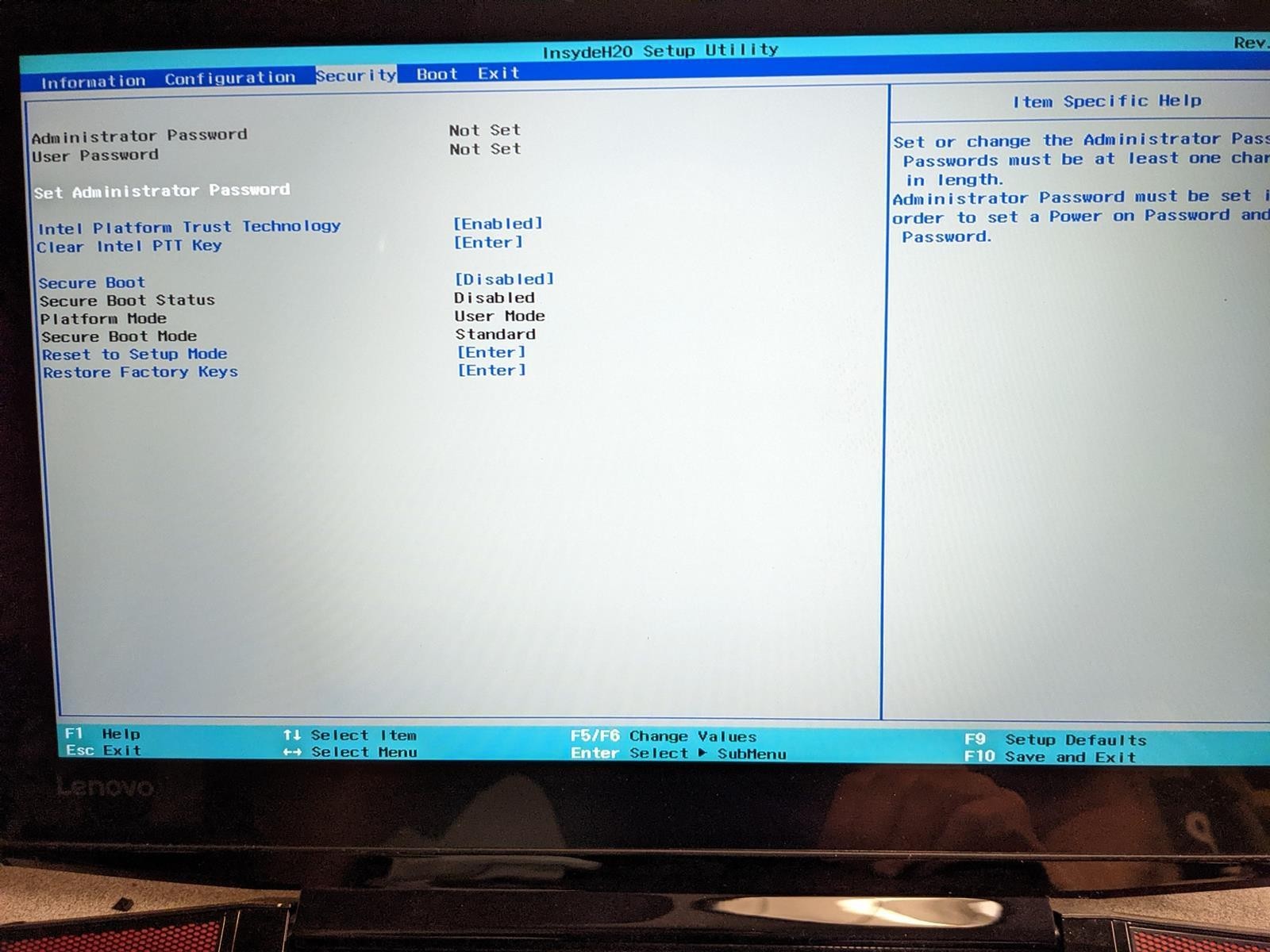 LENOVO Y700-15ISK i7-6700HQ @ 2.60GHz, 8GB RAM, NO HDD/OS