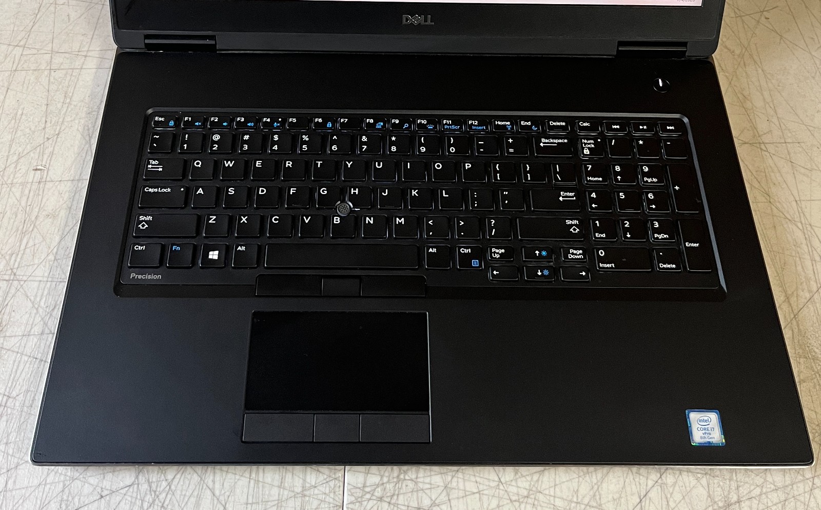 DELL PRECISION 7730 17.3″ i7-8850H 1TB SSD 32GB RAM 6GB video WIN 11 BAD LCD