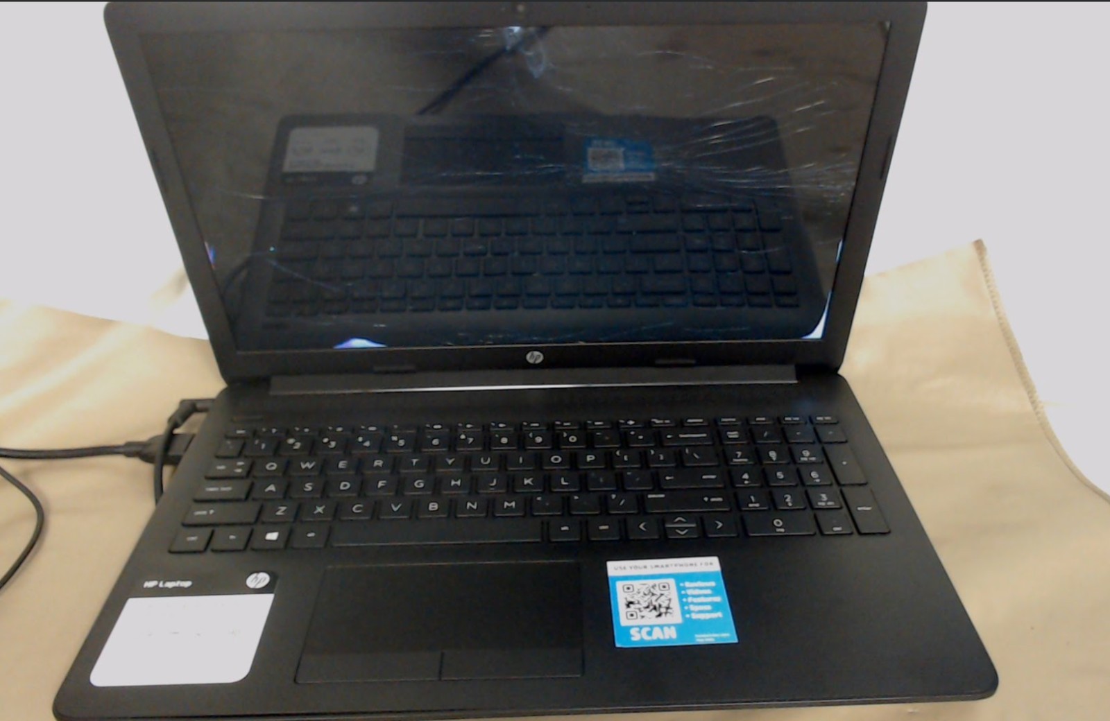HP Pavilion 15.6 HD Notebook Computer, Intel AMD A6-9225, 4GB RAM, 1TB HD, used