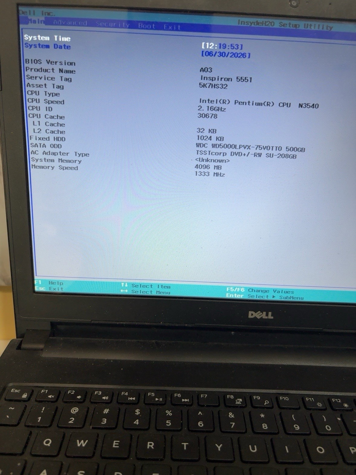 Dell Inspiron 5551 15.6” Laptop – Fresh Windows Reset – Ready for New Owner!