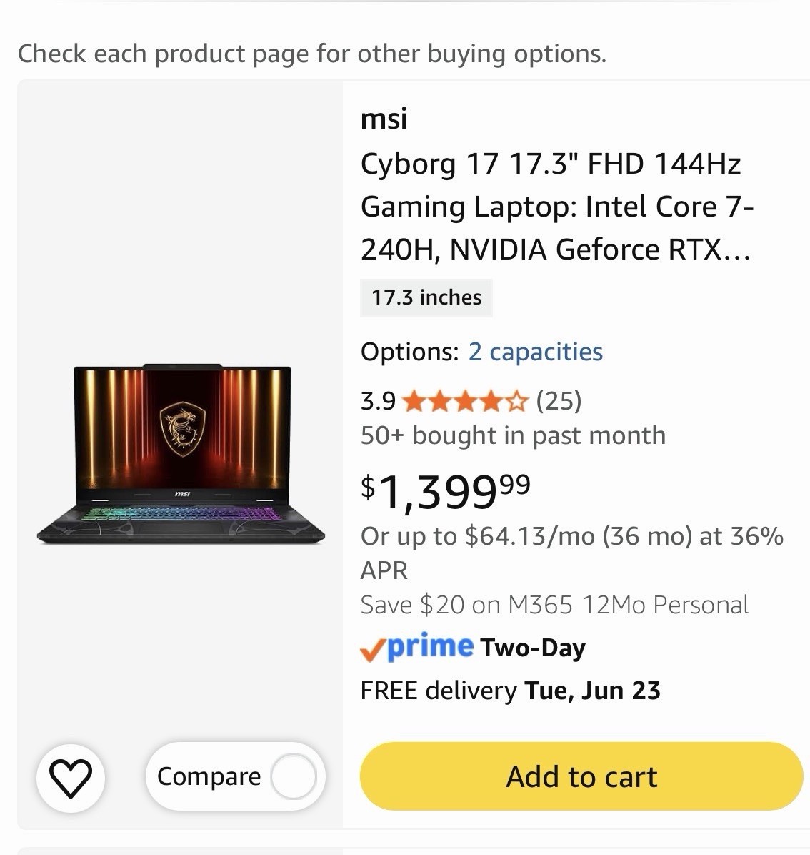 Msi Gaming Laptop