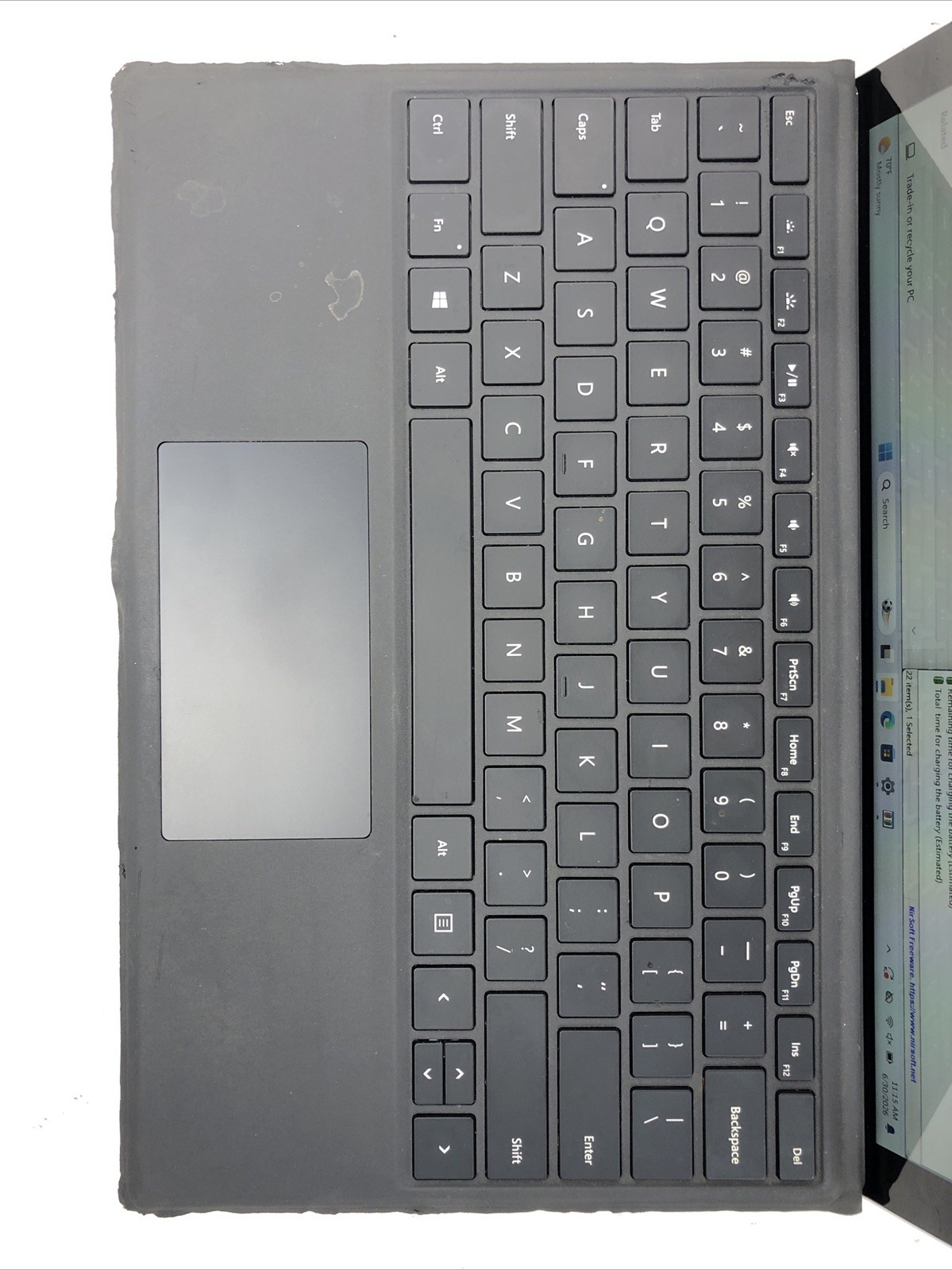 Microsoft Surface Pro 4, Intel Core i5-6300U @2.40Ghz, 4GB RAM, 128GB SSD, W11P