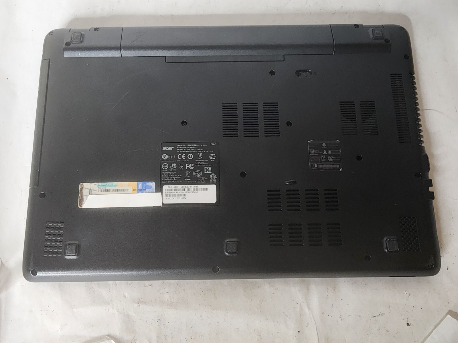 ACER ASPIRE E5-571 INTEL CORE I5-4210U @ 1.70GHz 6GB RAM 1TB HDD WIN-10H Read