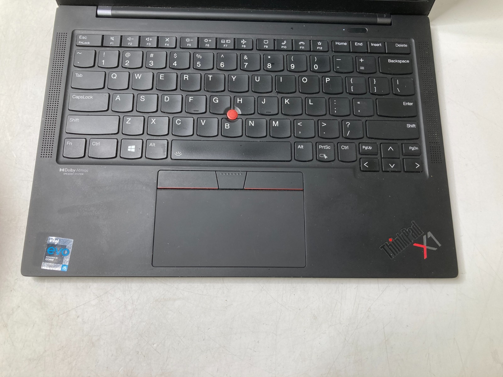 Lenovo ThinkPad X1 Carbon Gen 9 i5-1145G7 8GB 256GB Win11P *Bad Speakers -Parts