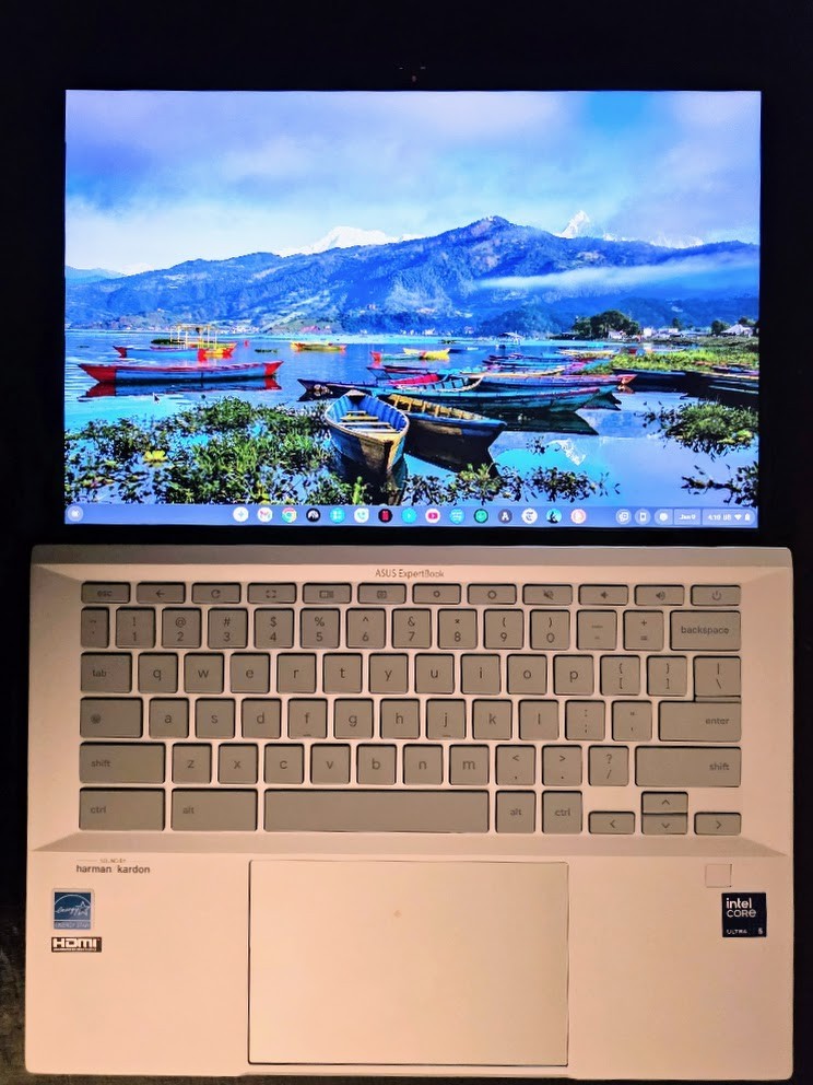 ASUS ExpertBook CX54 Chromebook Plus, Intel Core Ultra 5 [8GB RAM] [128GB SSD]
