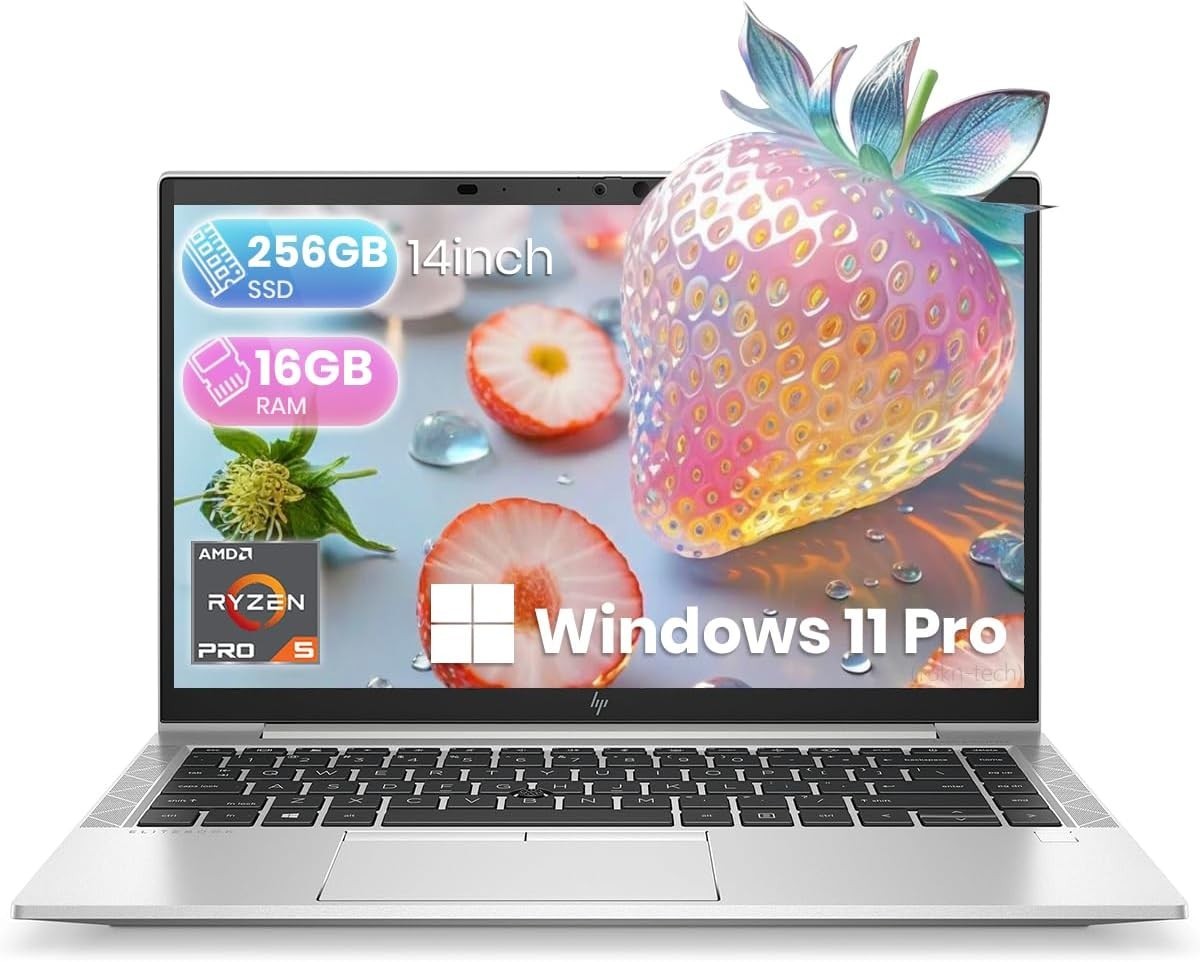 HP EliteBook Laptop Computer PC 14 AMD RYZEN 5 PRO 32GB 1TB Windows 11 PRO SALE!