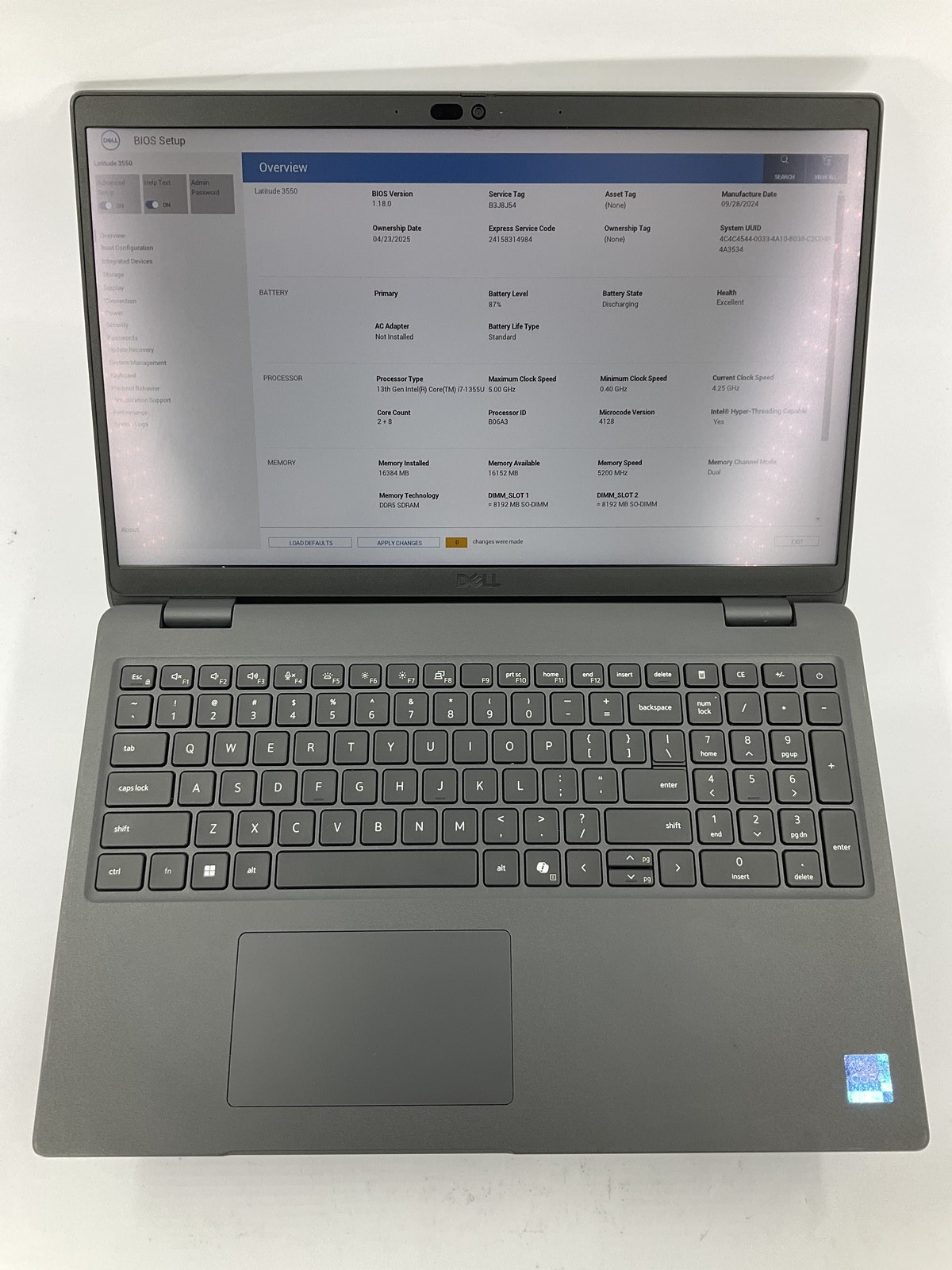 Dell Latitude 3550 15.6″ Touch Core i7-1355U 512GB 16GB B Win 11 Pro