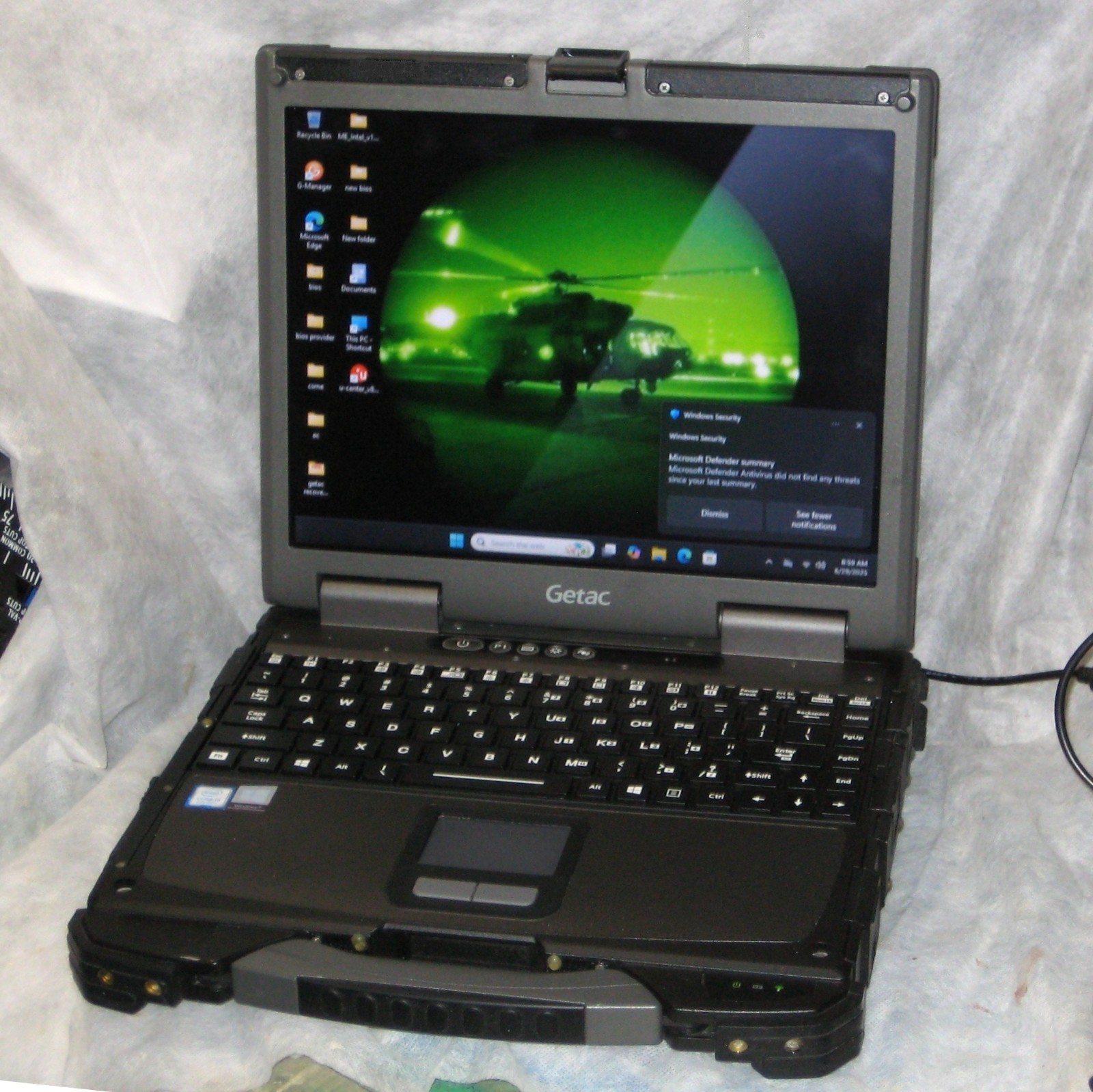 Getac B300-G7 Toughbook, i5-8250U@1.6ghz,16gB RAM,1tB SSD,Fully Custom uBlx GPS
