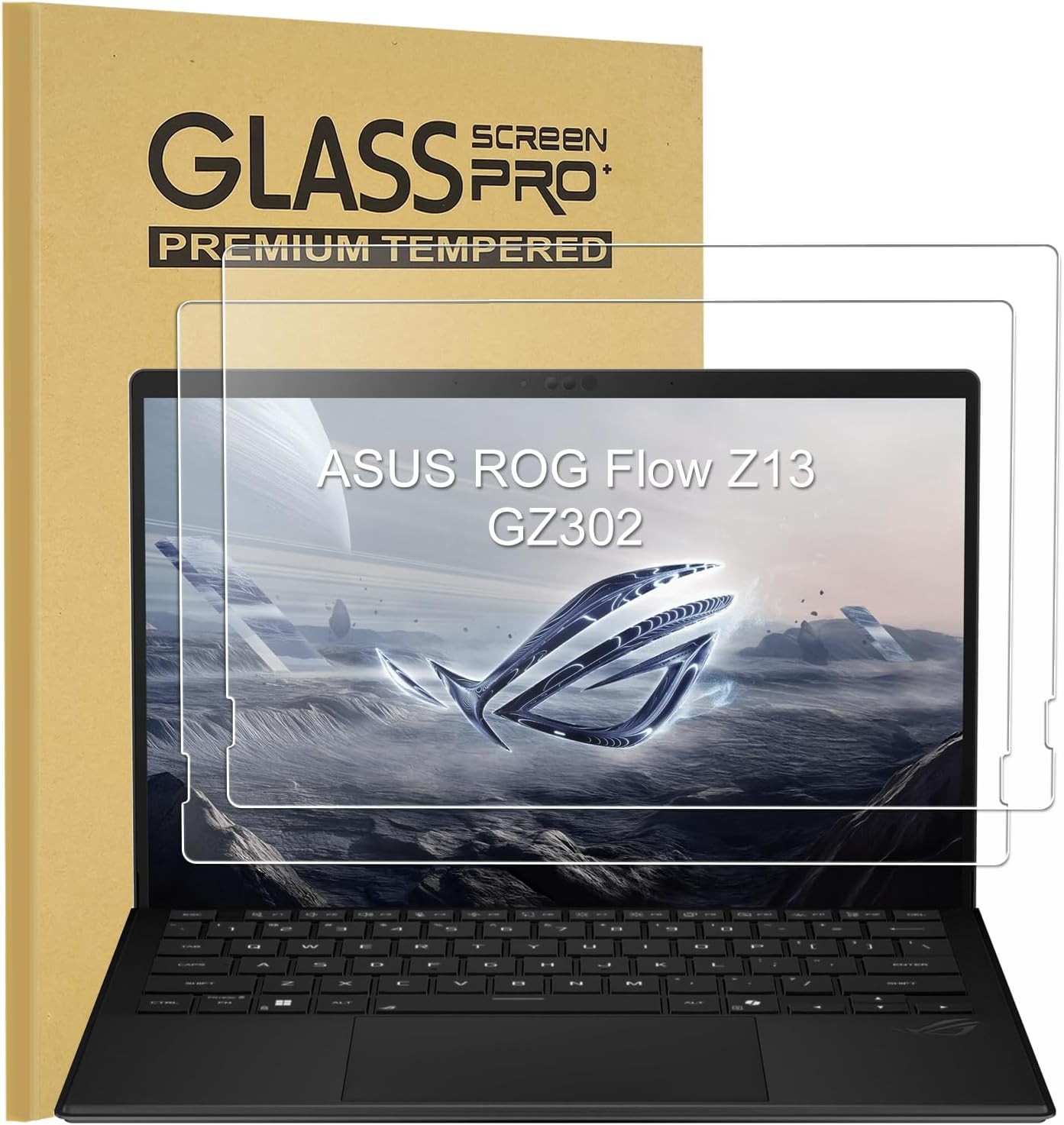 9H Hardness Tempered Glass Screen Protector for ASUS ROG Flow Z13 GZ302 Laptop
