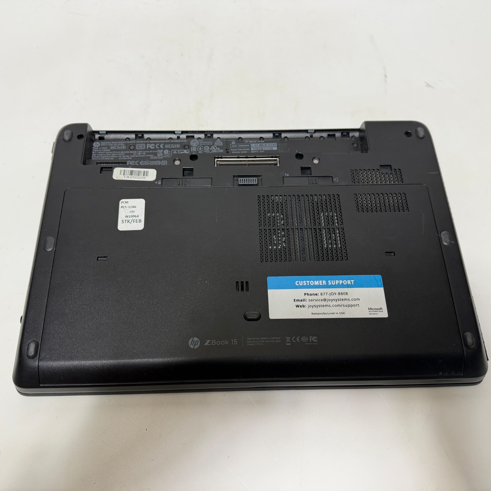 HP Zbook 15 G2 Intel Core i7-4810MQ 2.80GHz NO HDD NO RAM NO AC – Tested to BIOS