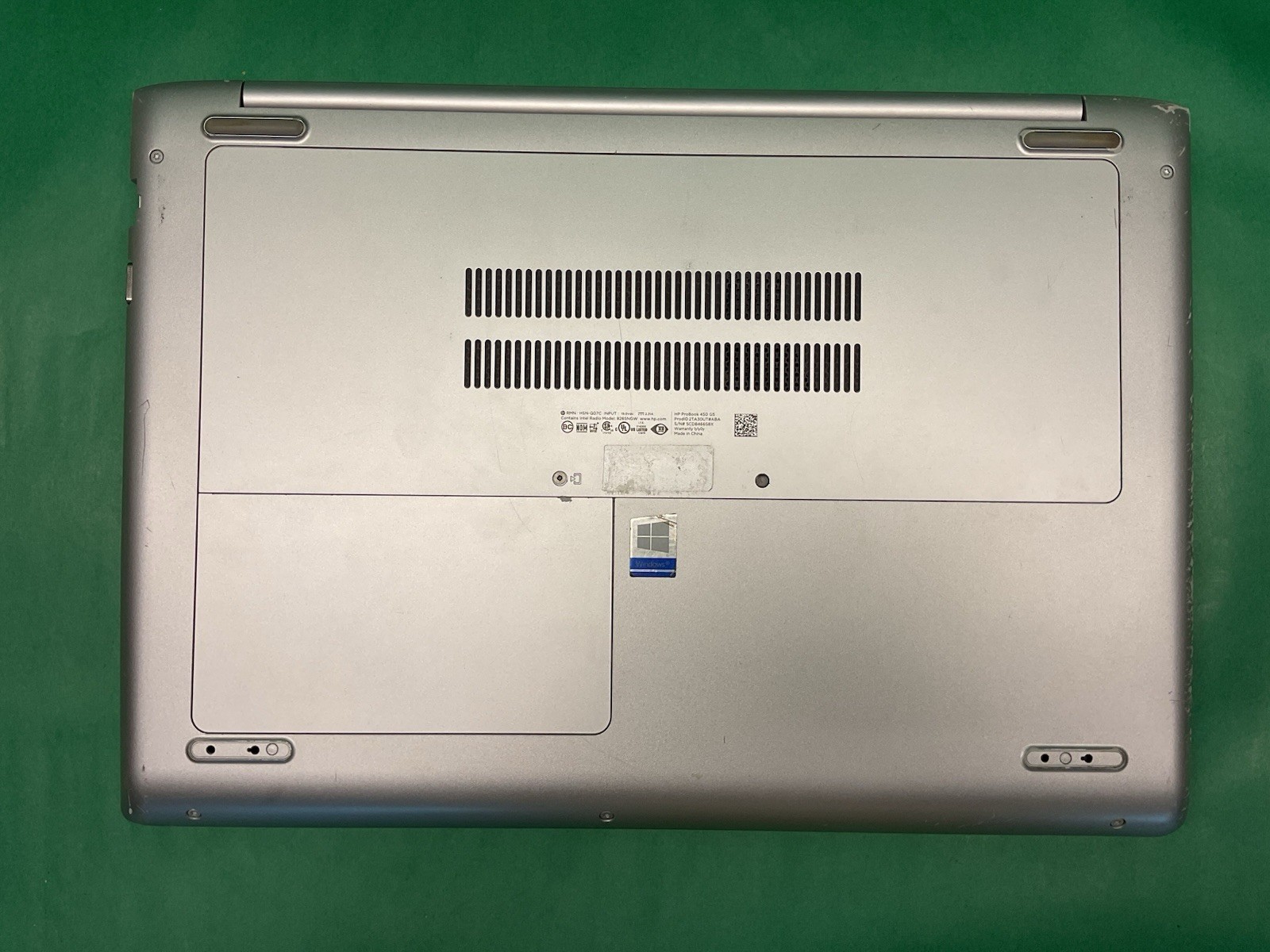 Lot Of 4 HP ProBook 450 G5 – Untested – No RAM – No HD