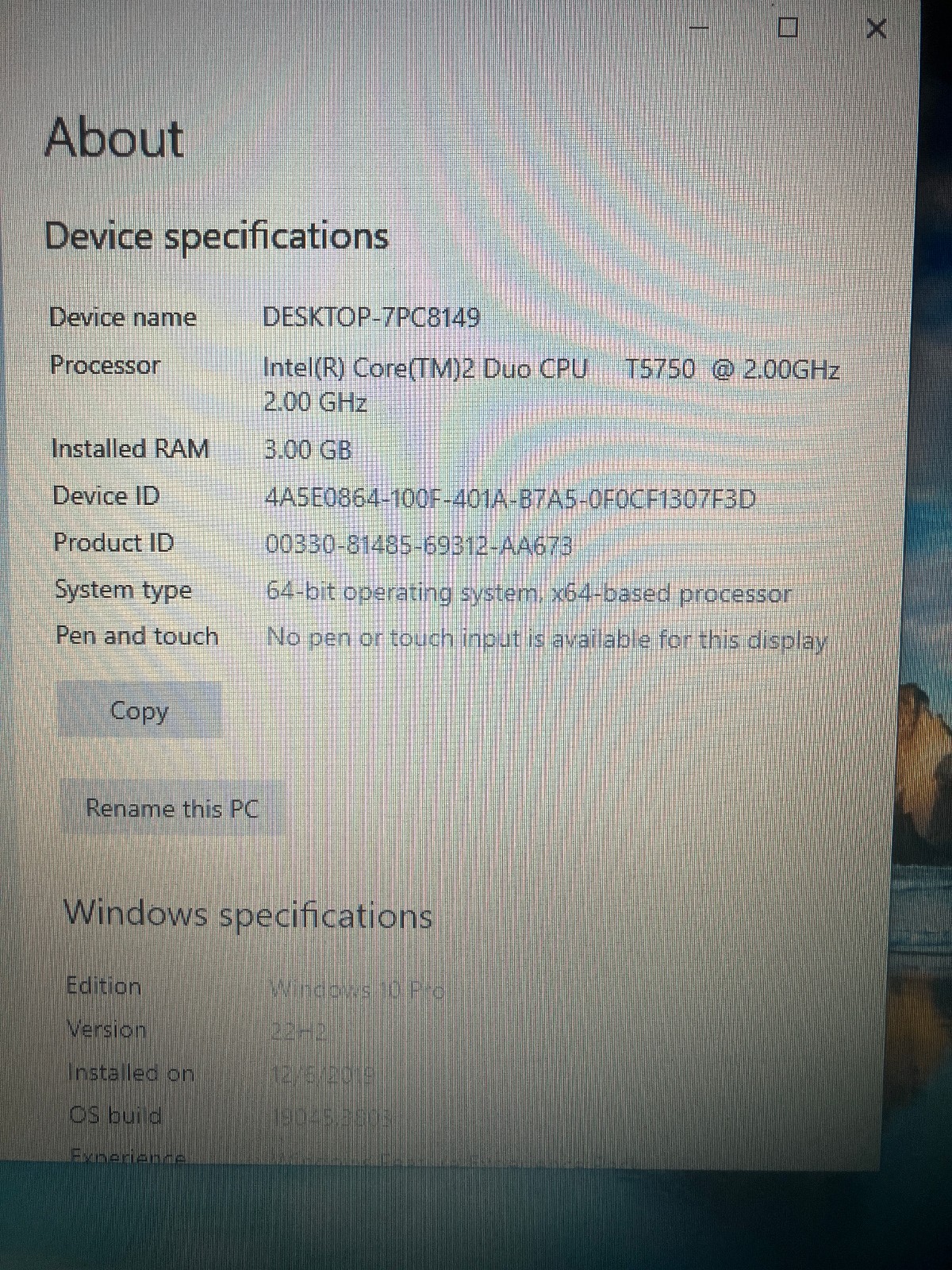Dell Inspiron 1420 14″ Laptop Intel Core 2 Duo 3GB Intel (R) Cote (TM) 2 DUO