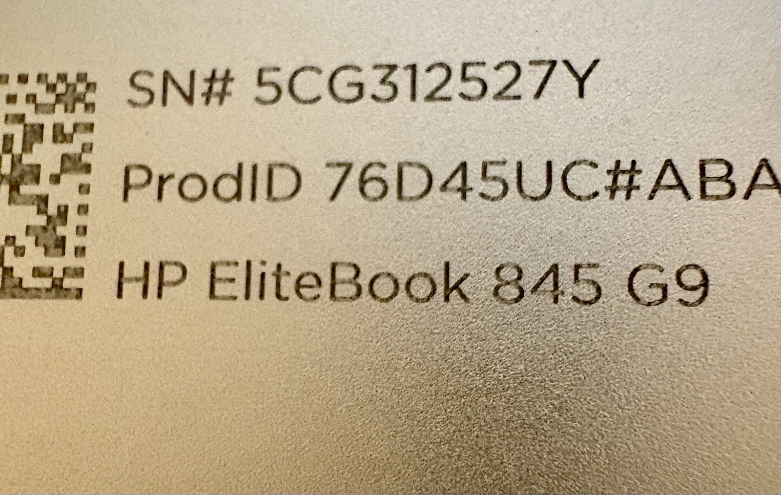 HP EliteBook 845 G9 14” (238GB SSD AMD Ryzen 7 Pro 6850U 2.7GHz 16GB RAM)