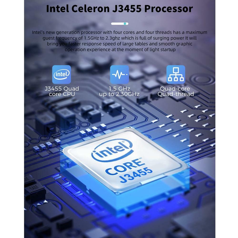 Dere V14S 14.1inch Laptop Intel Celeron N5095 DDR4 12GB RAM 256GB SSD Backlit Ke