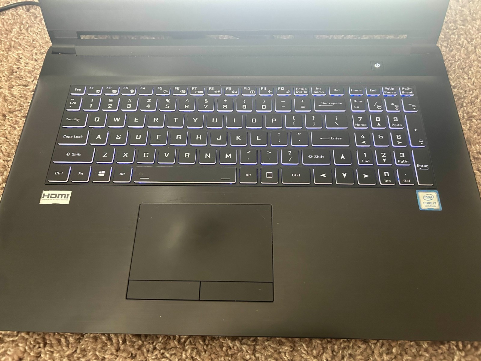 CLEVO NH70RD — i7-9750H / RTX 2060 / 16 GB / 2×1 TB SSD — Excellent Condition