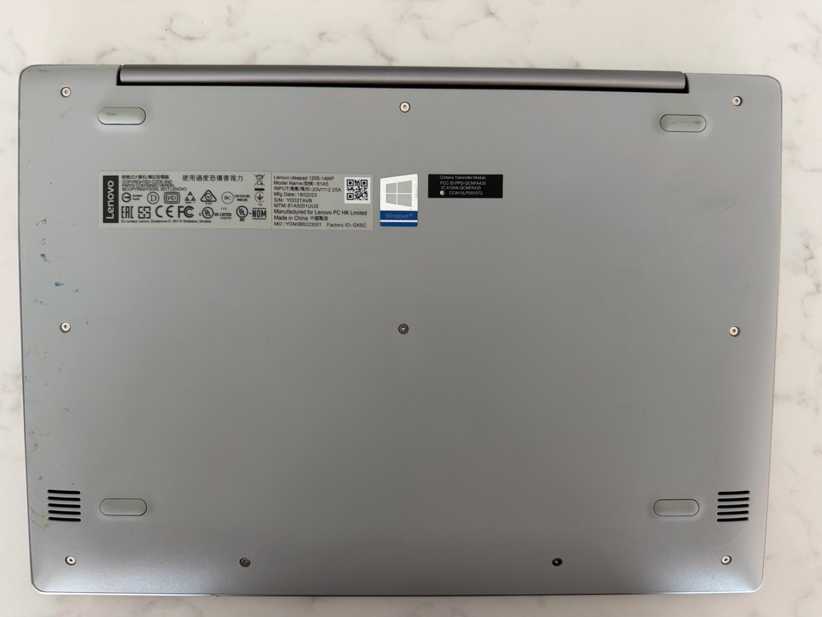 Lenovo Ideapad 120S-14IAP Laptop – 2GB RAM Intel Celeron N3350 14″ – Win 10
