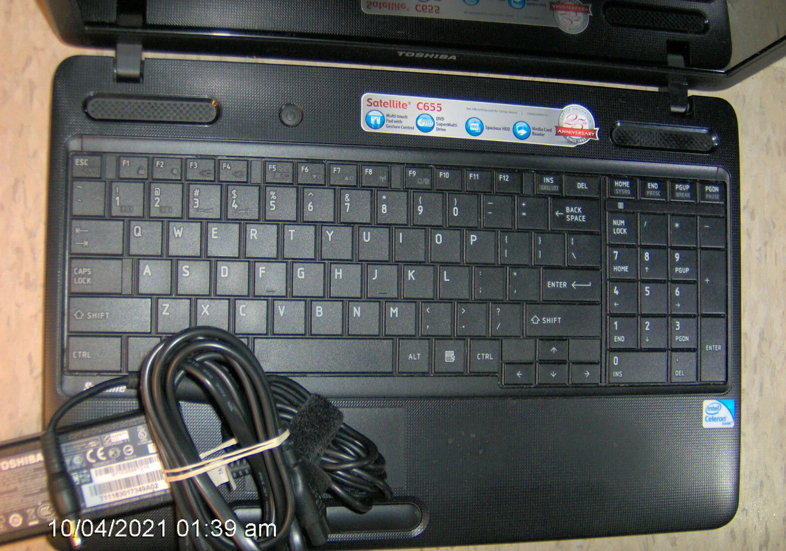 Used Toshiba Satellite C655 S5049 Laptop Computer Windows 10 HD 232 gb (#2)