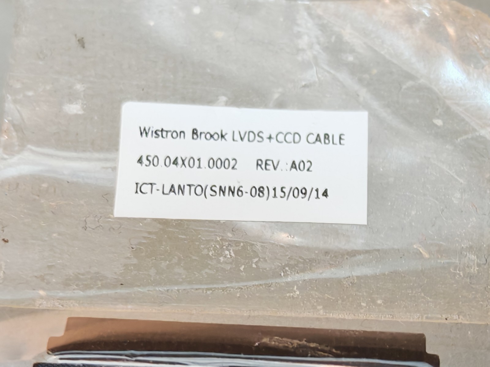 ACER E5-772 E5-752 E5-722 E5-773 FLAT FLEX VIDEO CABLE LVDS 450.04X01.0002