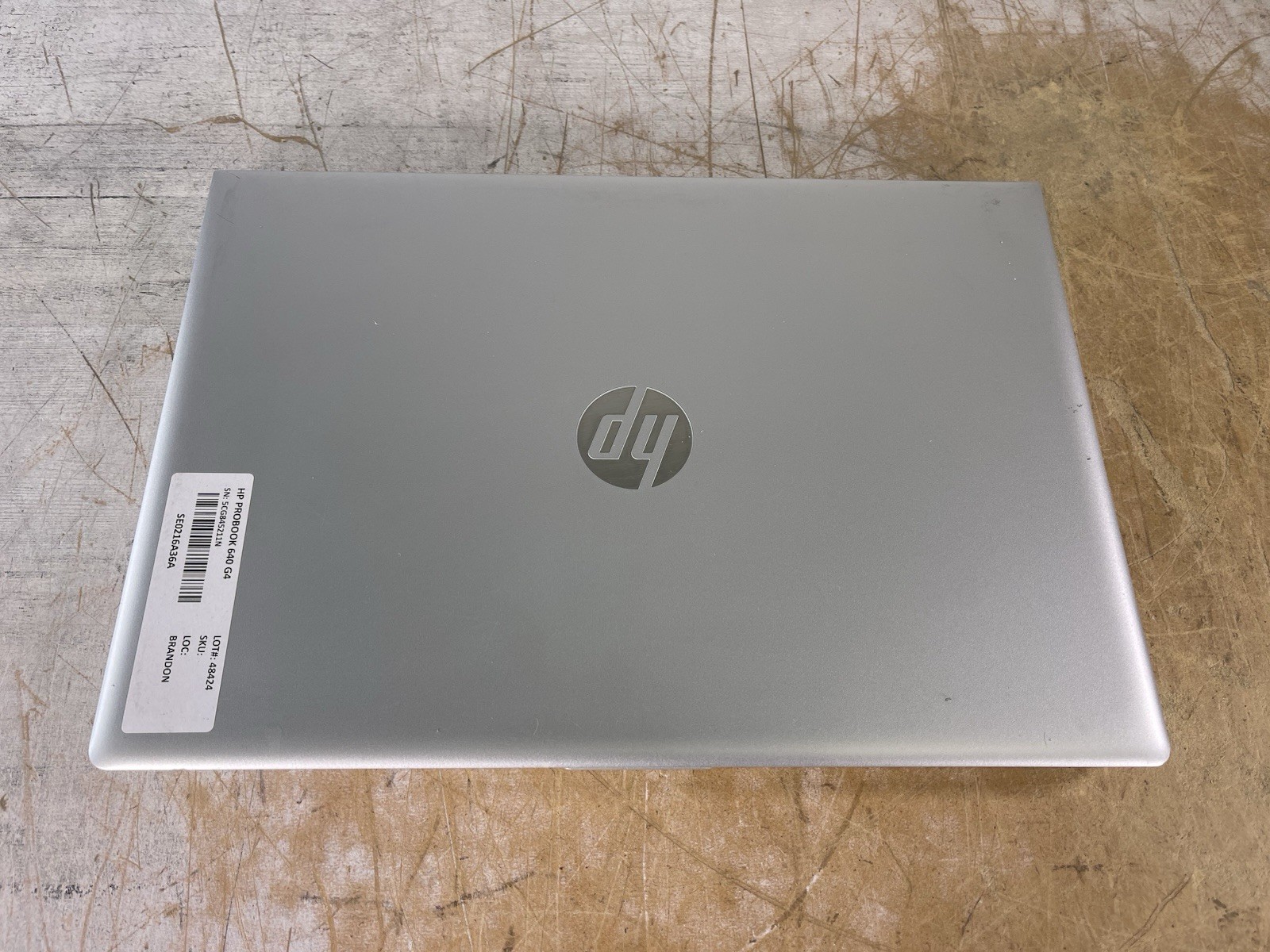HP PROBOOK 640 G4 i5-8350U @ 1.7GHz, 8GB RAM, NO HDD/OS