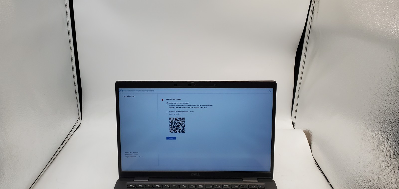 Dell Latitude 7320 i7-11th Gen Laptop Intel Core 3.0 GHz 16GB No SSD/OS 13″