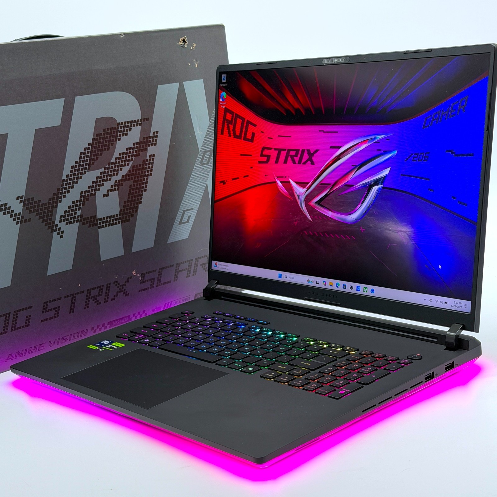 Asus ROG Strix SCAR 18 Gaming Laptop 18″ 2.5K Ultra 9 64GB RAM 2TB RTX 5090 24GB