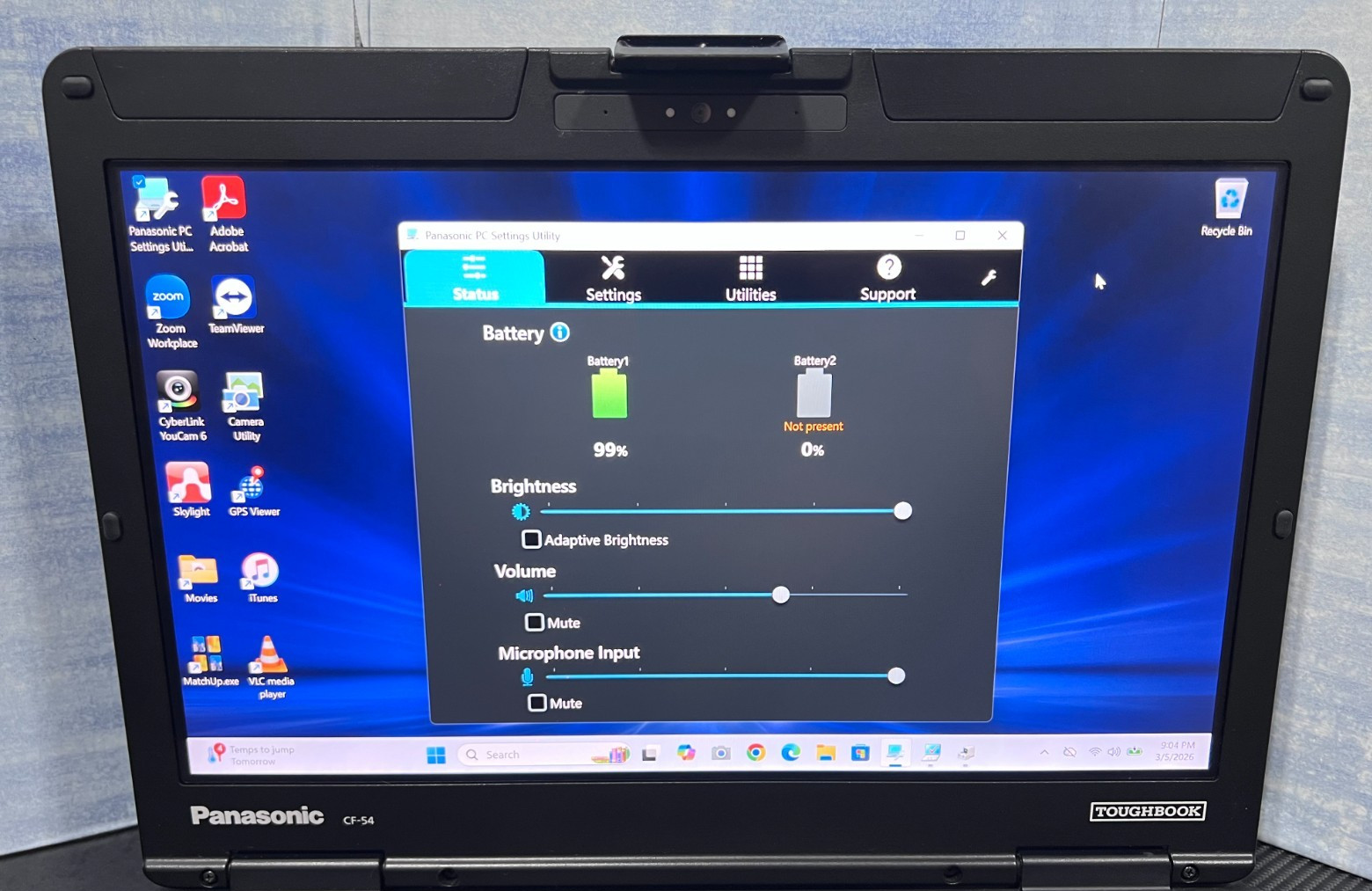 CF-54J2487VM, i5-7300U @2.60GHz, 256GB SSD M.2, 16GB, TOUCHSCREEN, 4G LTE, 4240H