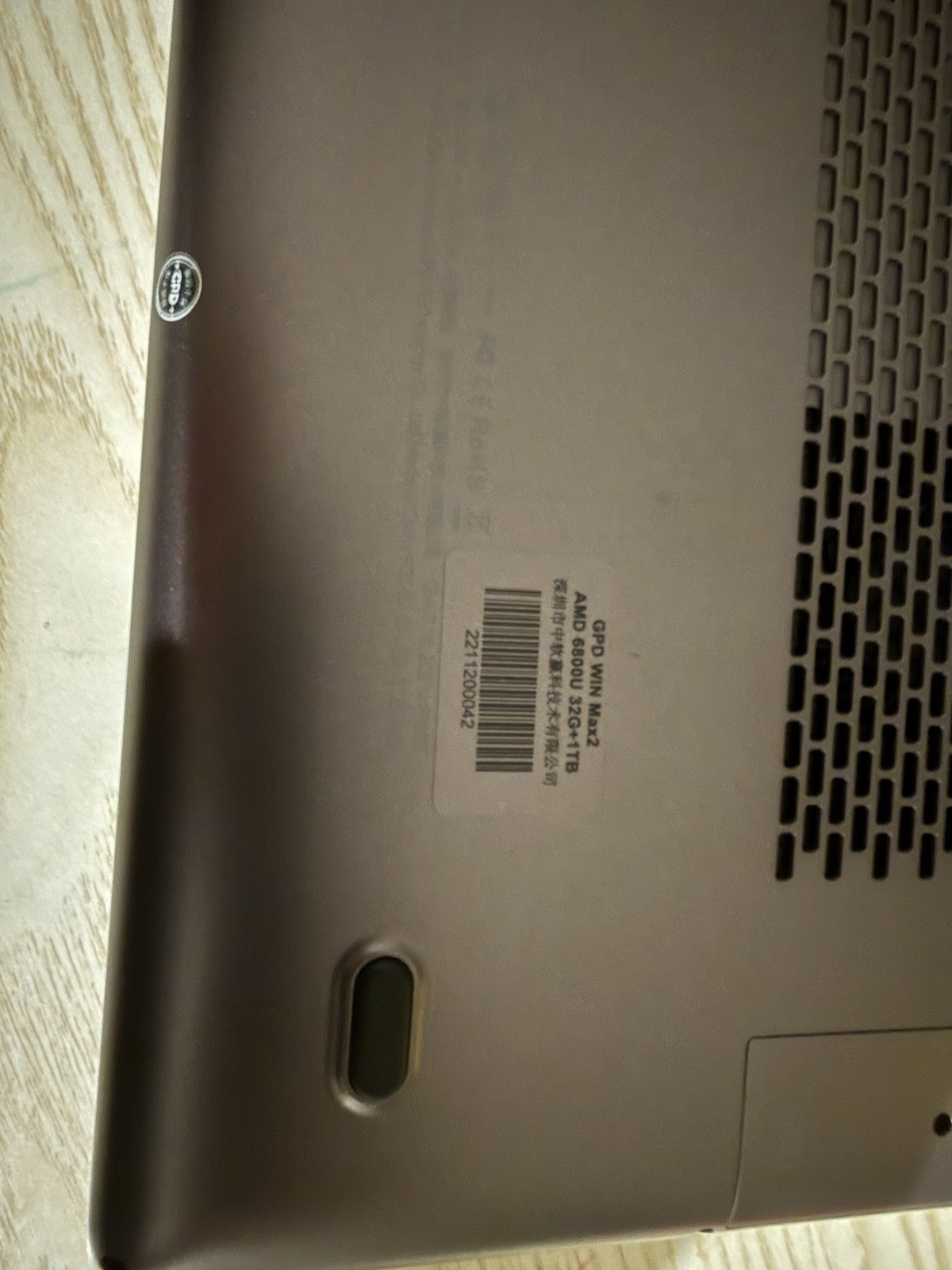 GPD WIN Max 2 Gaming UMPC Ryzen 7 6800U 32GB/1TB SSD