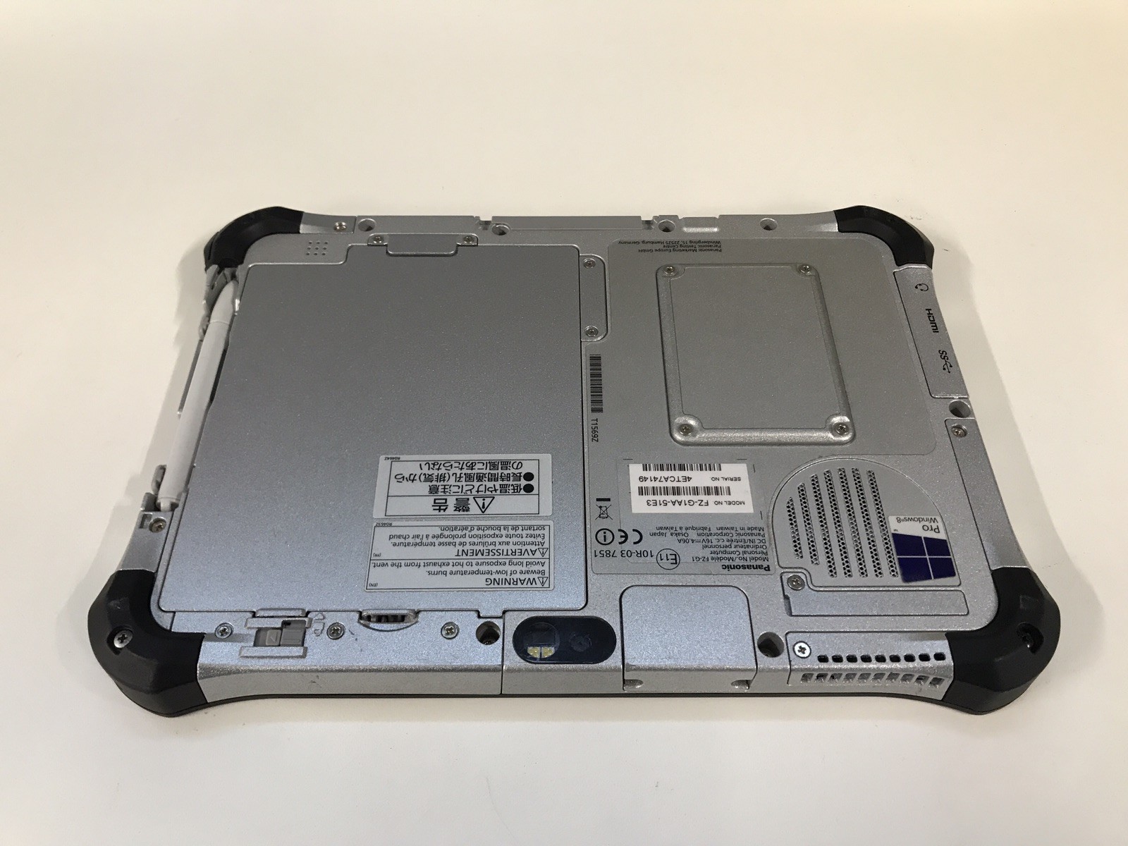 Panasonic Toughpad FZ-G1 MK1,Touch,i5-3437U,1,9GHz,4GB,128GB,3G,GPS,2xWeb,A-WARE