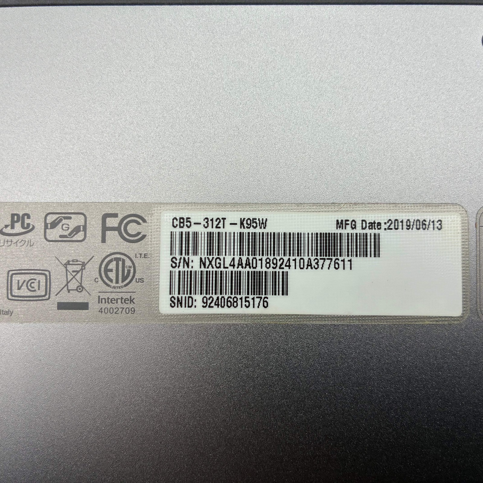Acer Chromebook Laptop R13 CB5-312T-K95W 13.3″ MediaTek MT8173C 4GB/64GB Chrome