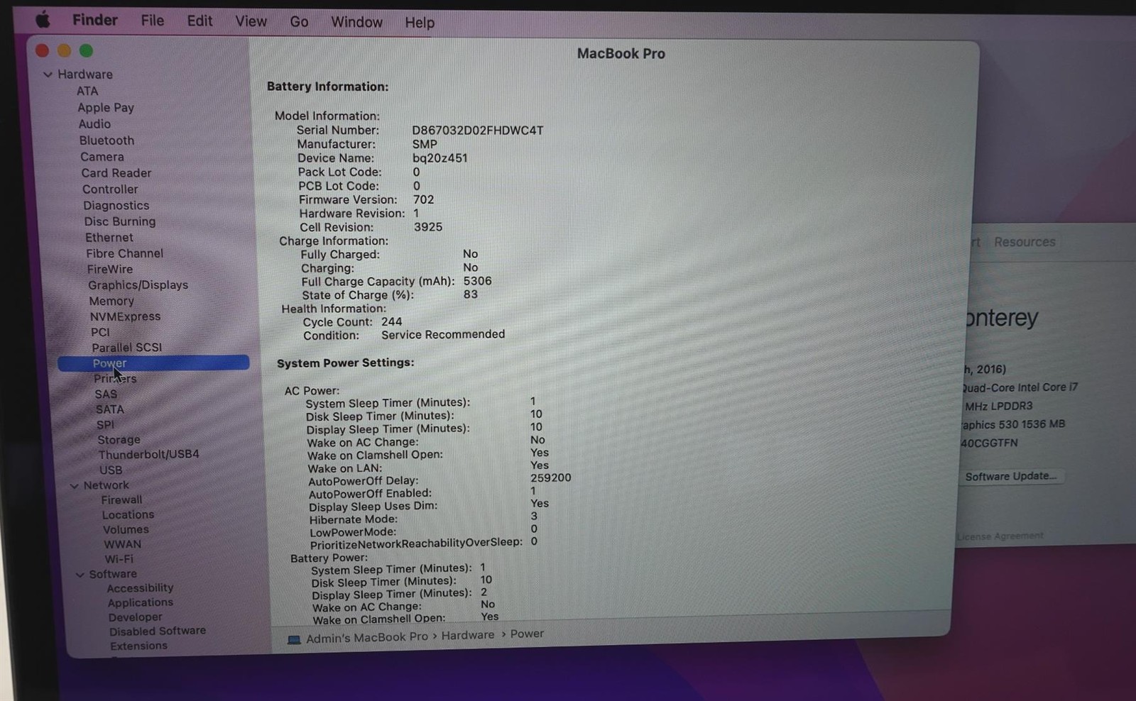 Apple MacBook Pro 2016 A1707 15.4″ Retina i7-6920HQ 16GB 1TB SSD Laptop