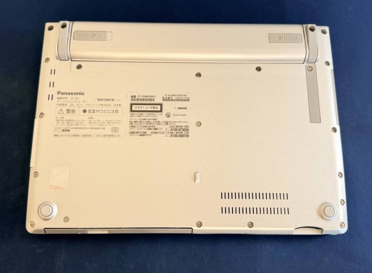 Panasonic Let’s Note CF-SV8 SV8 Corei5-8265U RAM8GB SSD 256GB DVD USED Japan