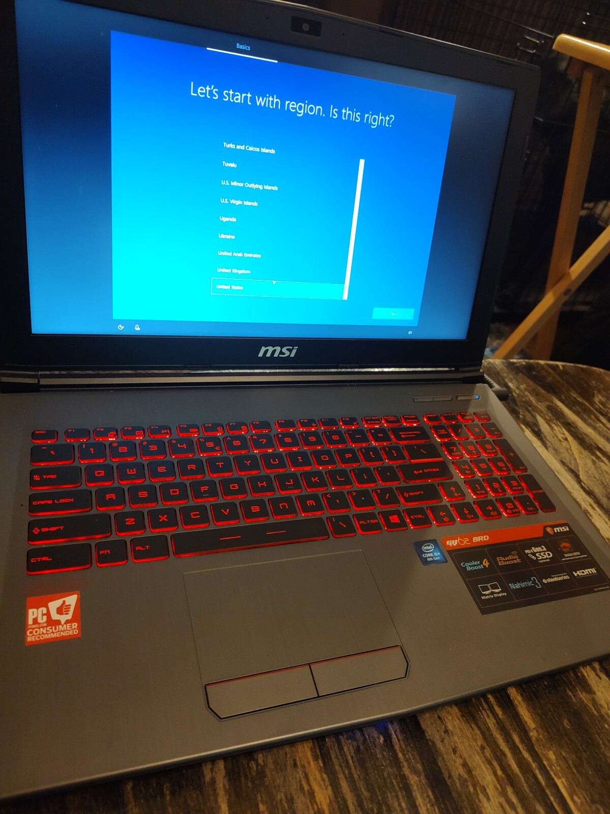 MSI GV62 8RD-200 15.6in. Intel Core i5-8300H 16GB RAM 1TB HDD Laptop – Black