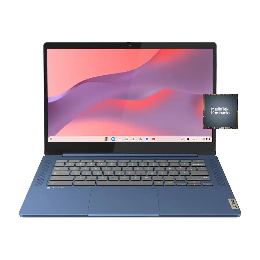 New Lenovo 14″ Chromebook MediaTek Kompanio 520 4GB Memory 64GB eMMC