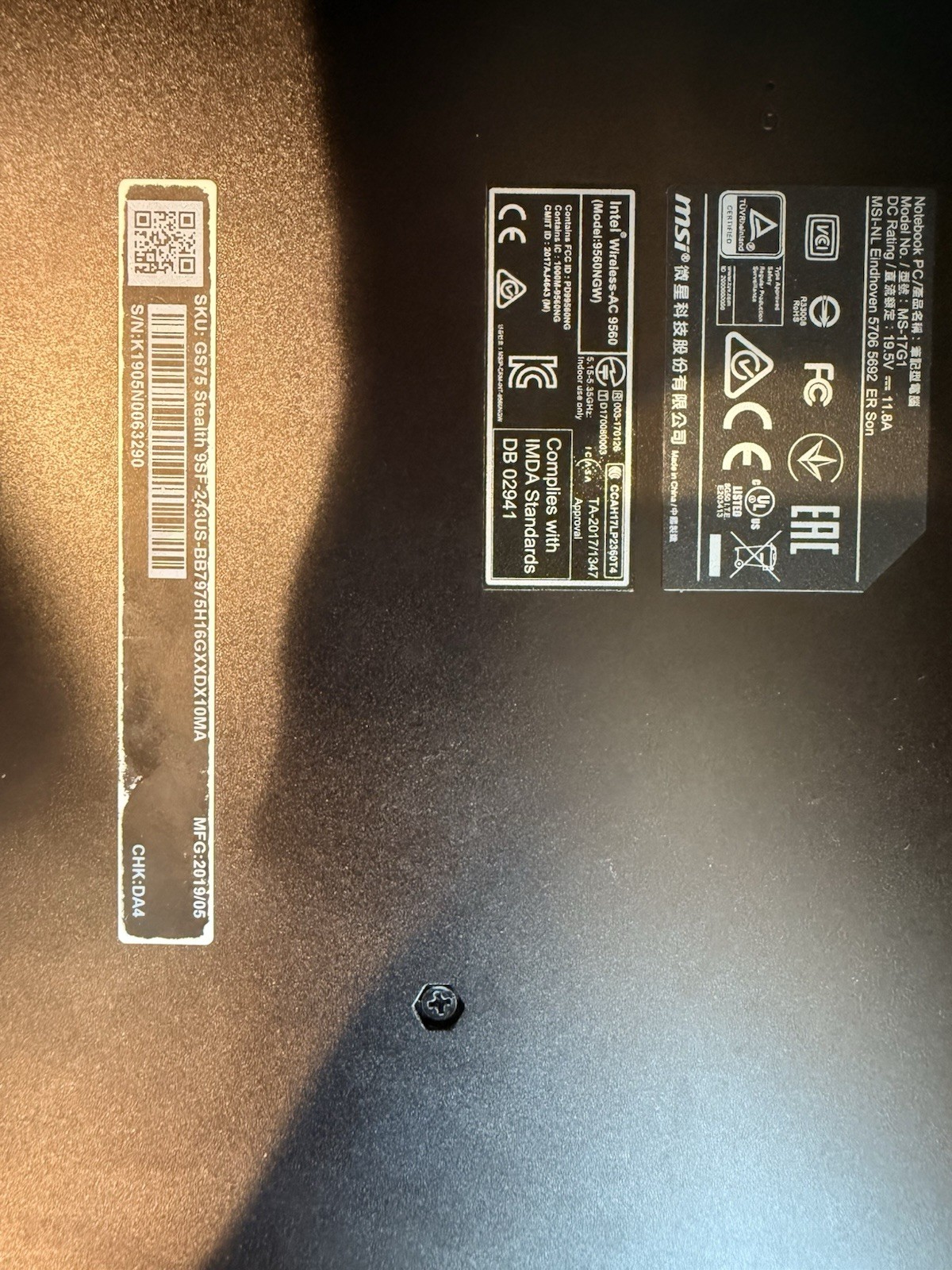 MSI GS75 Stealth 17.3 inch (1 TB, Intel Core i7 9th Gen., 2.60 GHz, 16 GB)…