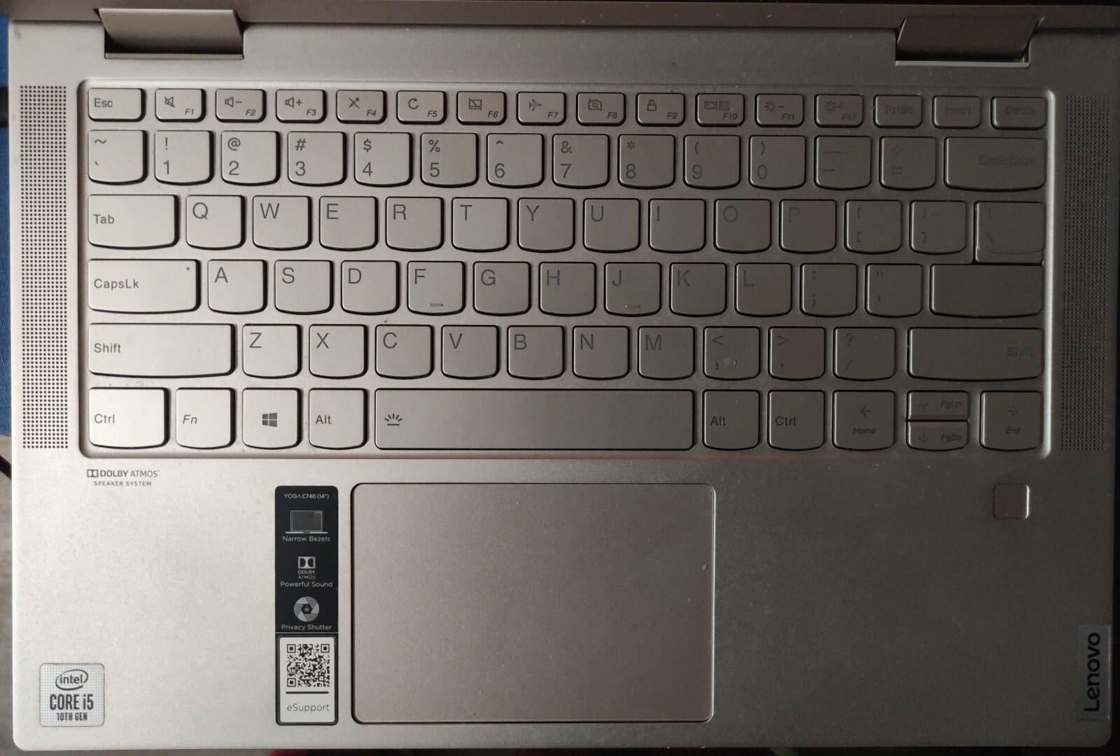 laptop computers touch screen used Lenovo 14″ fingerprint back light
