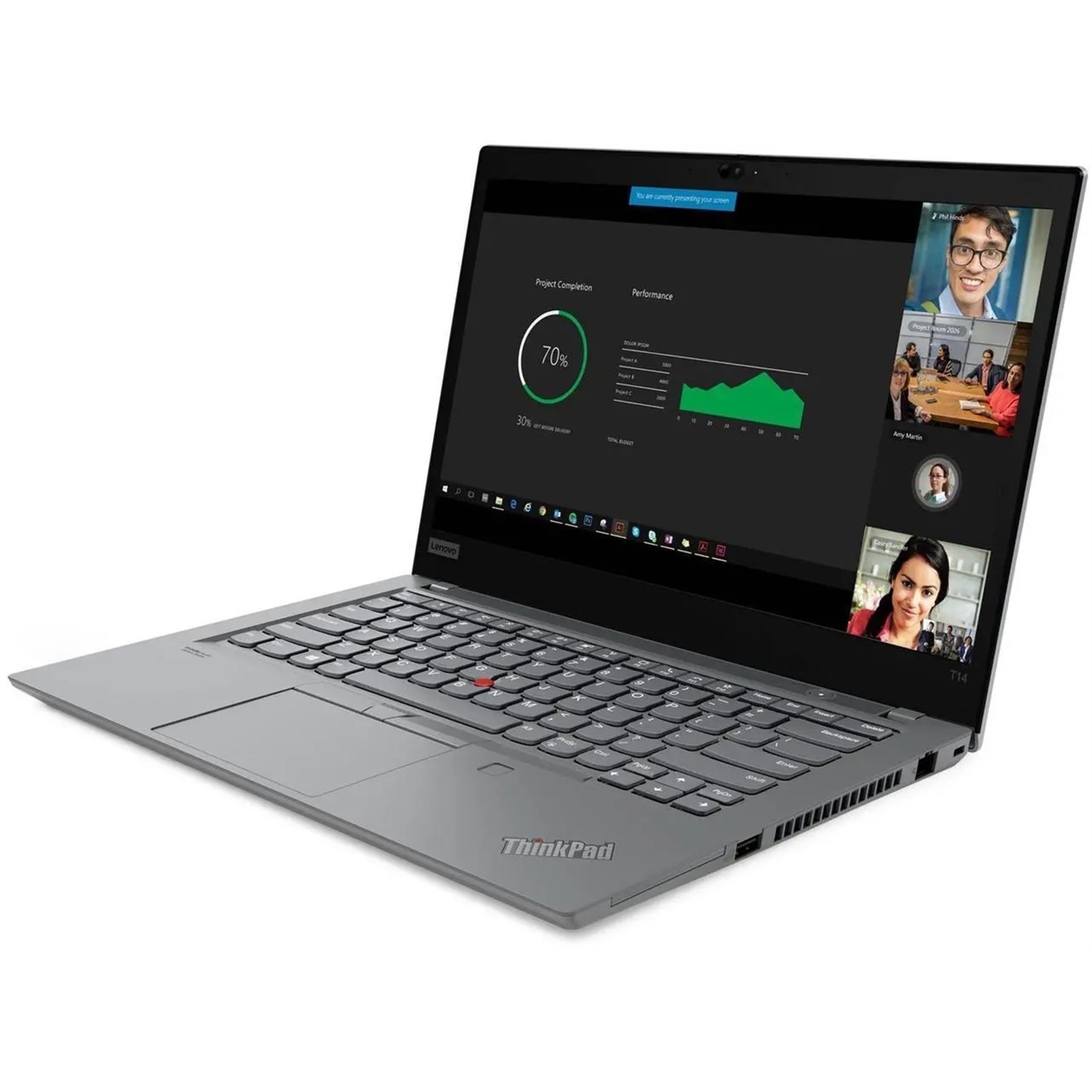 Lenovo Thinkpad T14 Gen 2 14″ 16GB 512GB, Storm Gray