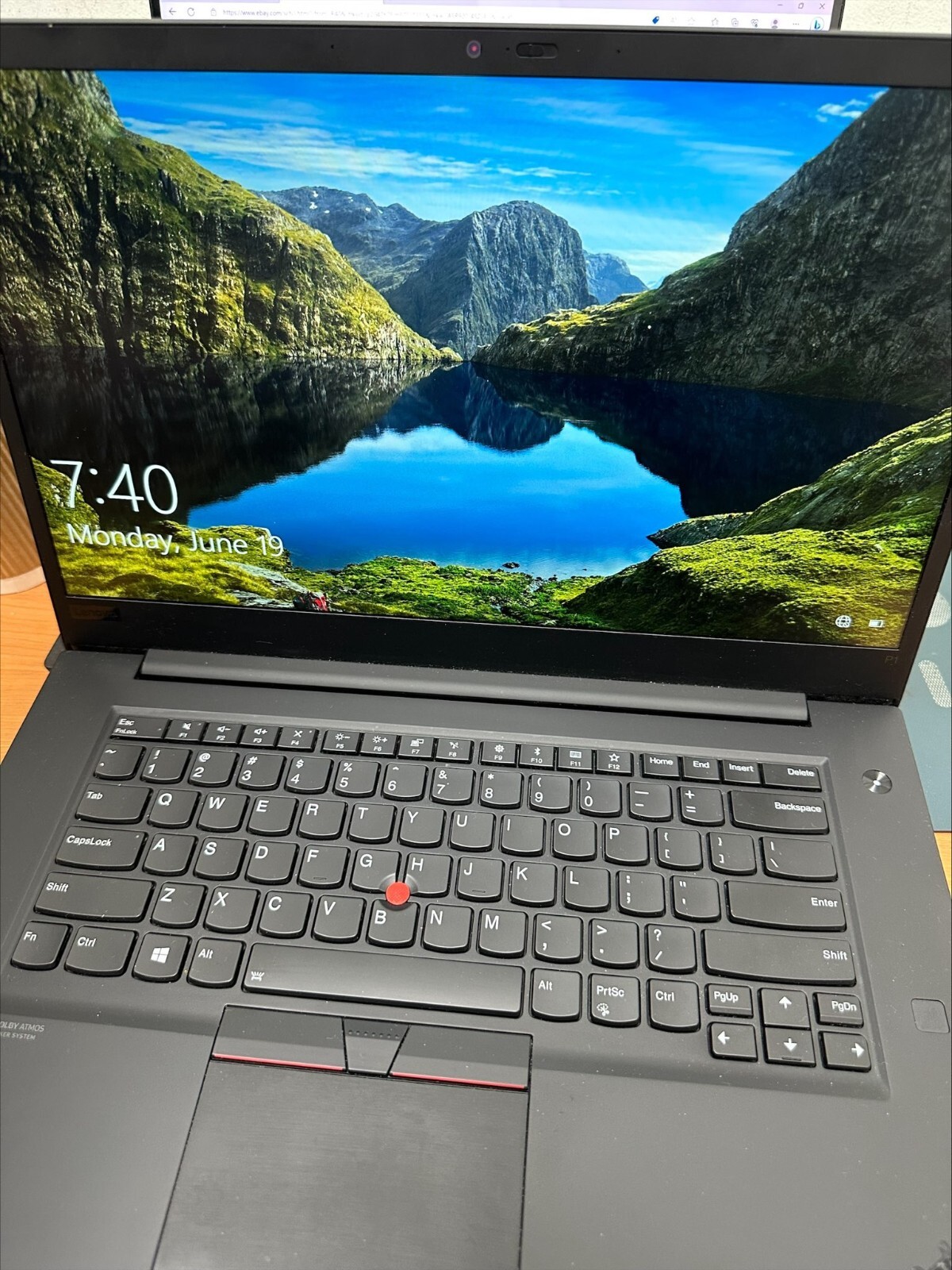 Lenovo ThinkPad P1 Gen 2 15.6″ i7 32GB RAM 512GB SSD NVIDIA T1000