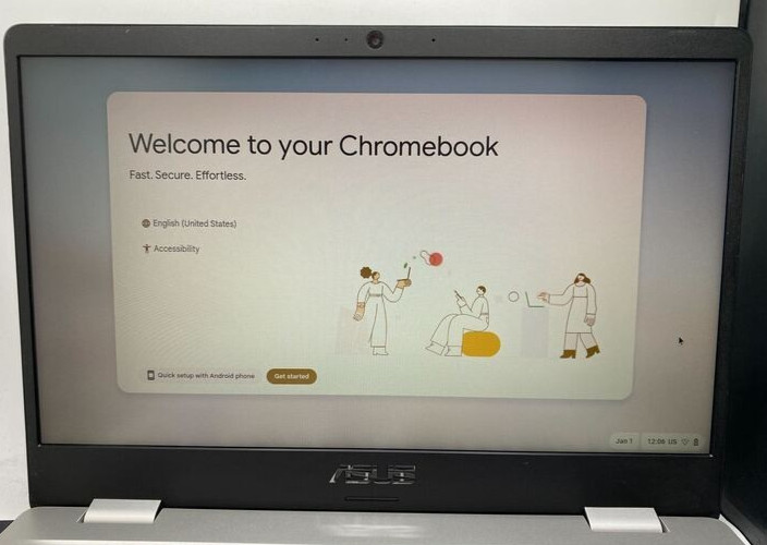 Asus Chromebook C423NA-BCLN5 14″ Intel Celeron N3350 @1.1 GHz 4GB RAM 32GB eMMC