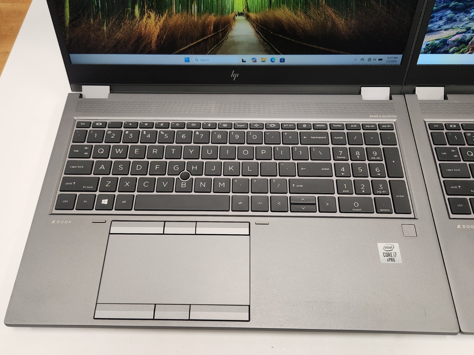 Lot of 5 HP ZBook Fury 15 G7 15.6″ i7-10850H 2.70GHz 8GB 512GB SSD Quadro T2000
