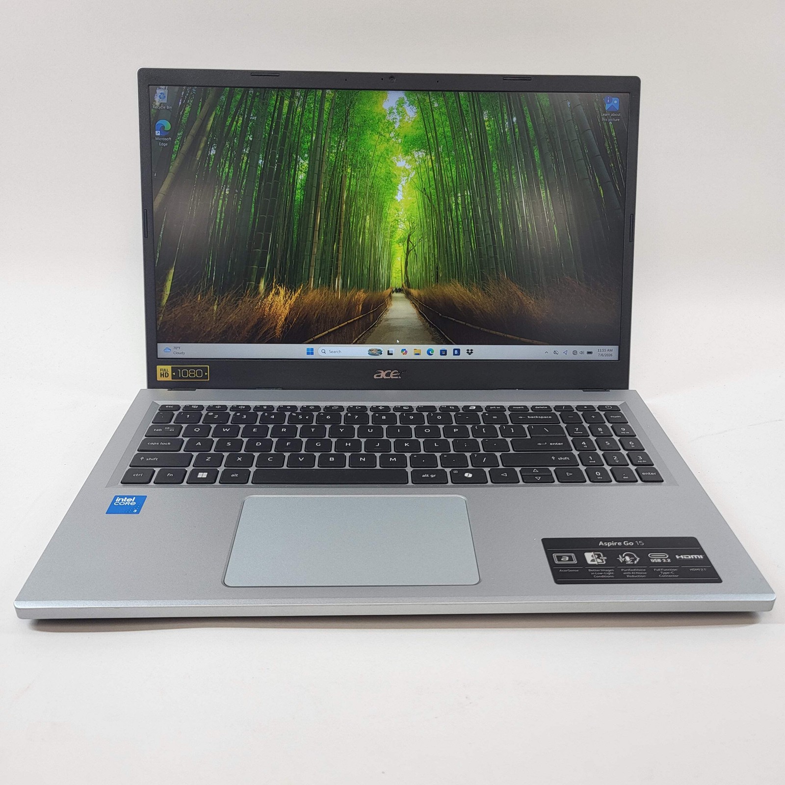 Acer Aspire Go 15 AG15-32P 15.6″ Core 3 N355 1.9GHz 8GB RAM 128GB SSD