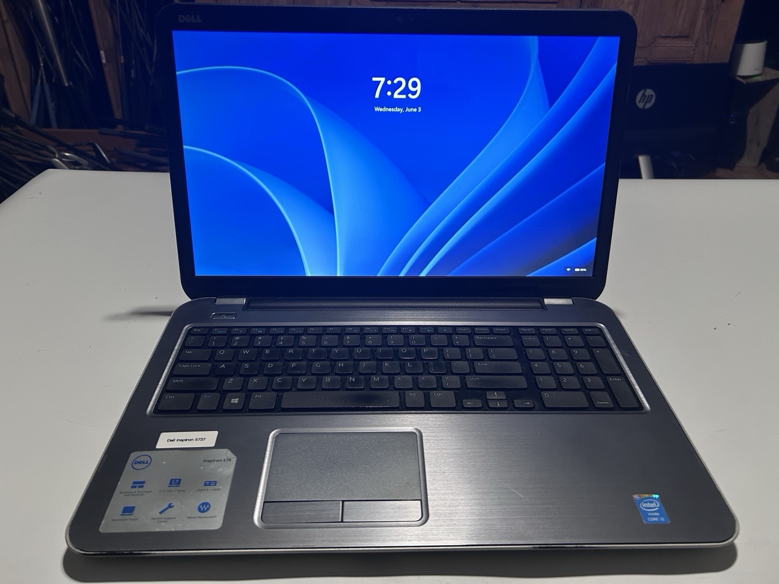 Dell Inspiron 17R 5737 i3-4010U 6GB 256GB SSD Win11 Office 2016