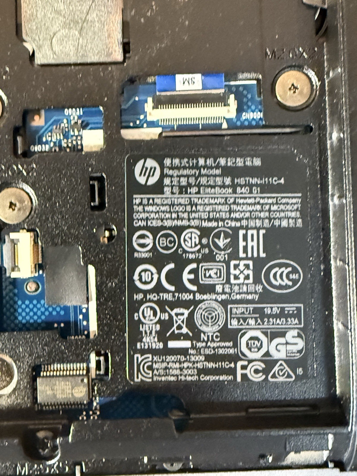 Hp EliteBook 840 G1/Core i5-4300u 1.90ghz (No RAM SSD OS POWER ADAPTER)