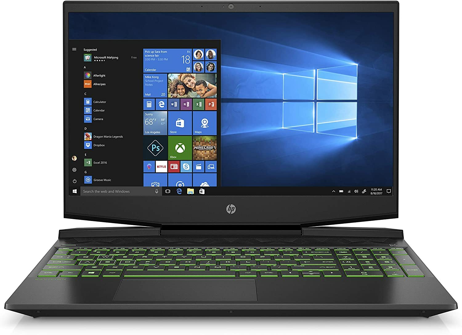 HP 15.6″ Gaming laptop Intel Core i5 9300H 2.40GHz 8GB RAM 128/256GB+500G/1TB