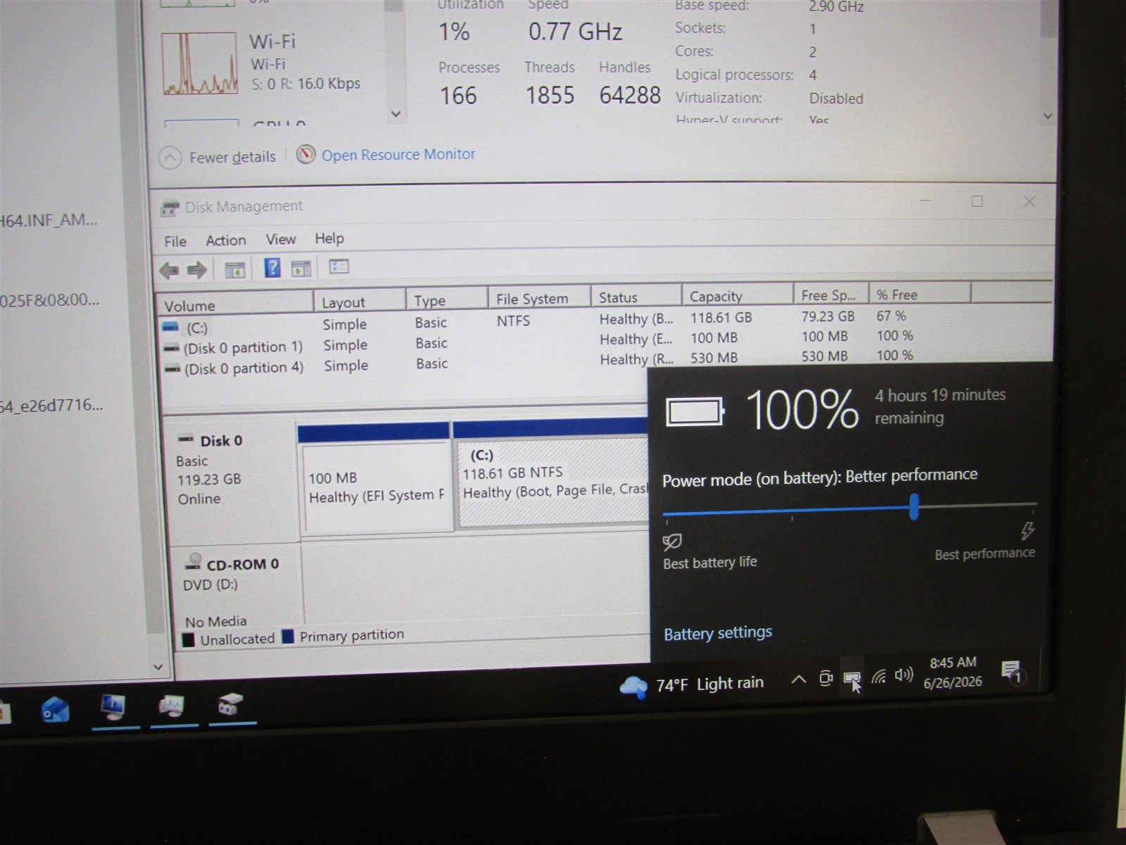 Lenovo Thinkpad E570 i7-7500U 2.7GHz 8GB RAM 128GB m.2 15.6″ Windows 10 Pro DMG