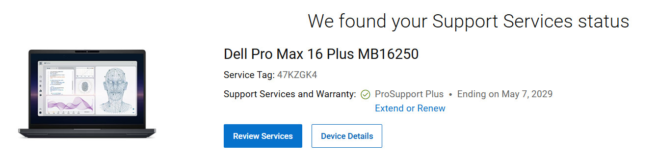 Dell Pro Max 16 Plus – Intel Ultra 9 285HX 128GB 512GB – RTX PRO 5000 Blackwell