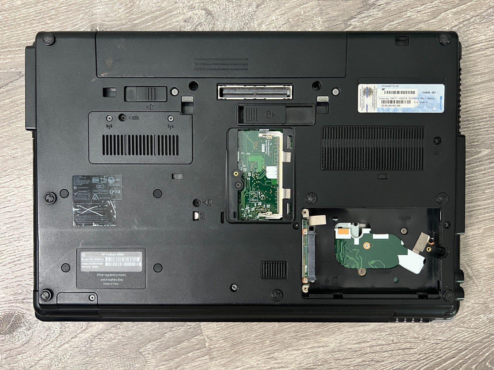 HP ProBook 6550b Intel Core i5 2.67GHz No RAM No HDD For Parts AS IS