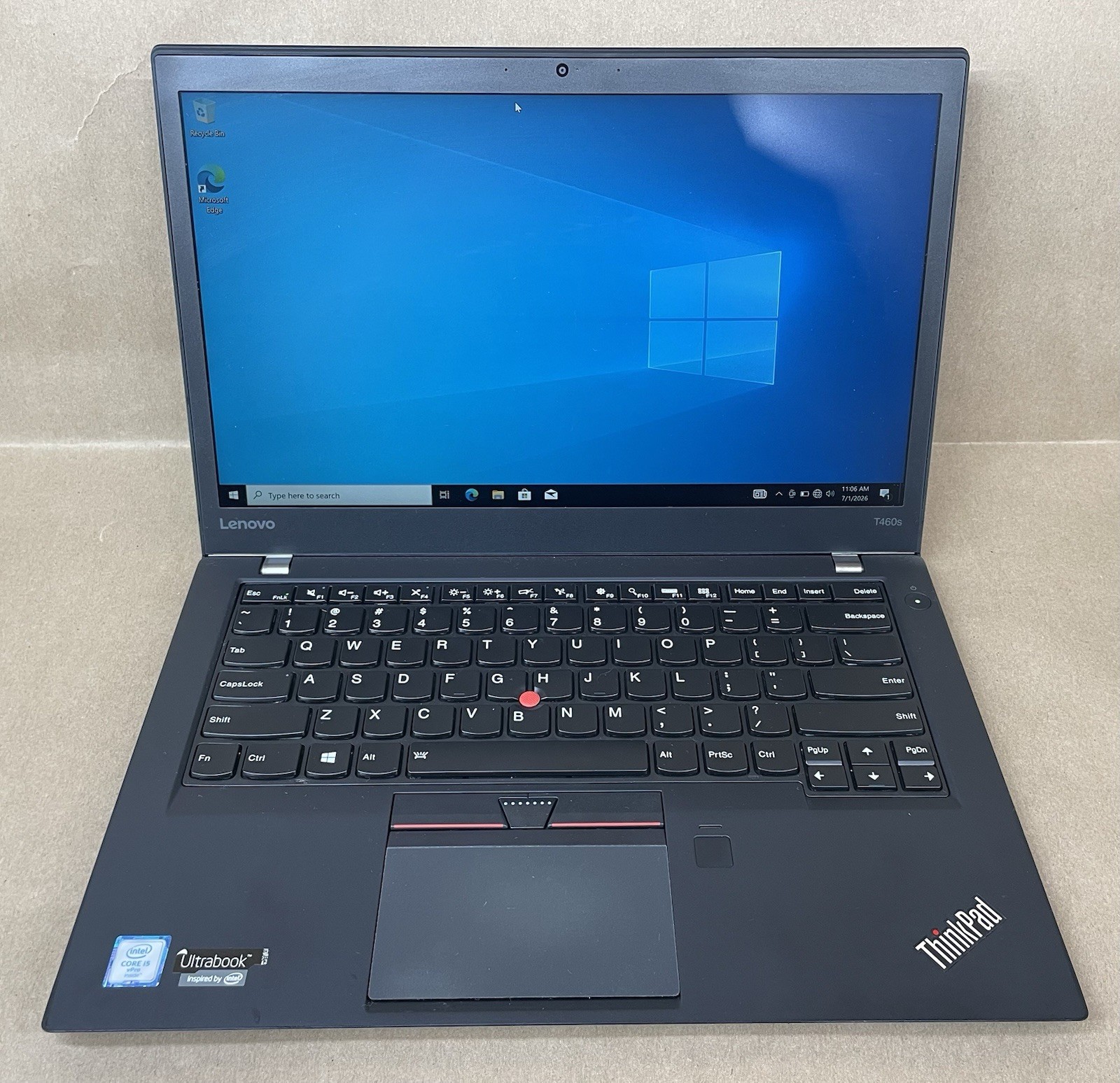 Lenovo ThinkPad T460s 14″ Intel Core i5-6300U@2.40GHz 8GB RAM 256GB SSD WIN 10P